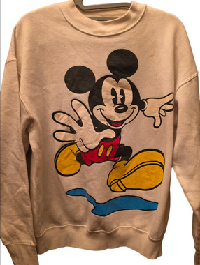 Vintage Mickey & Co Disney Mickey Mouse Graphic Sweatshirt 90s White Large